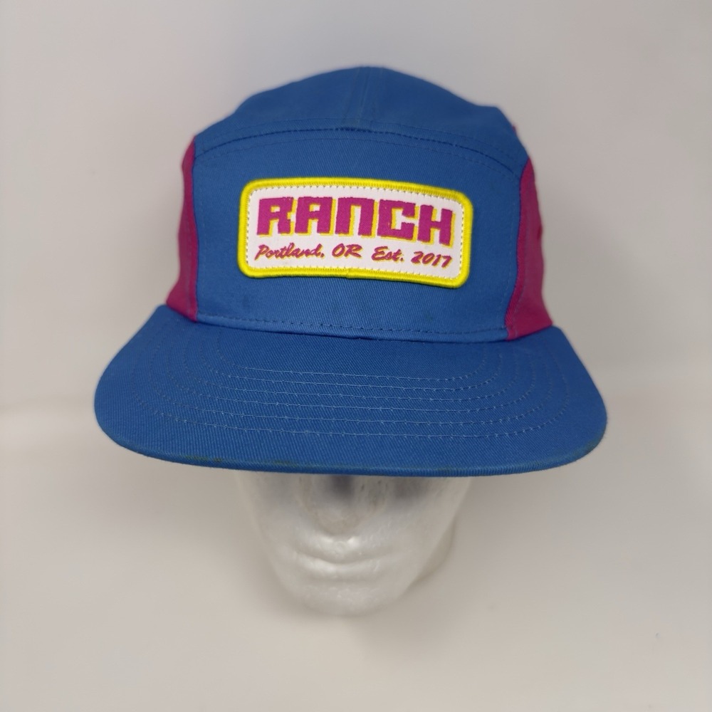 Ranch PDX The Pie Hall With Baerlic Brewing Retro Neon Color Block Adult OS Hat